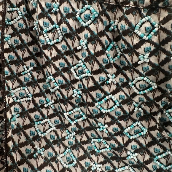 Zara Stylish Blue Patterned Women's Shorts - Picture 4 of 8